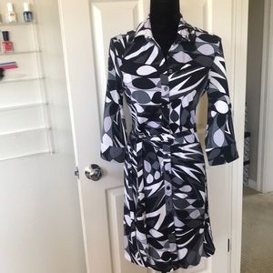 Express dress full button front, size 9/10